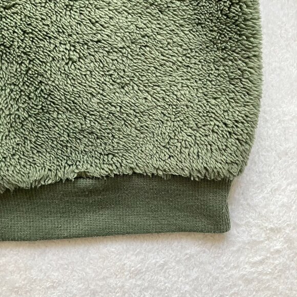 Pekkle 9M Olive Green Dinosaur Fuzzy Sweatshirt VGUC Baby Boy - Picture 14 of 16